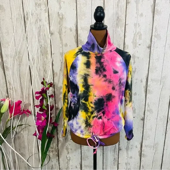 Lush - Tie Dye Mock Neck Sweater - Picture 3 of 10